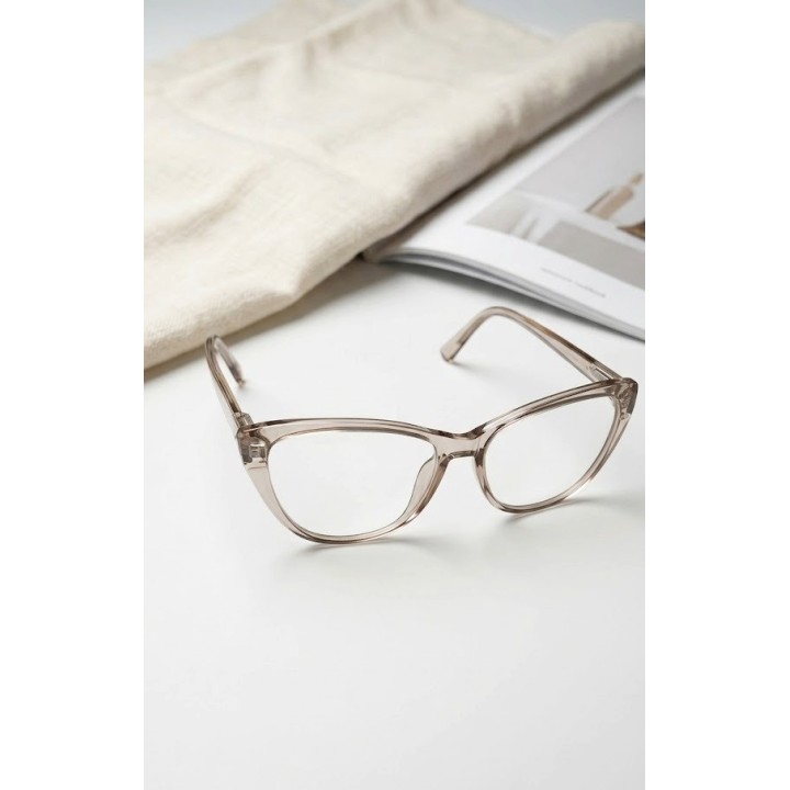 Aura Clear Cat-Eye Glasses