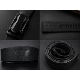 Ikat Pinggang Kulit Hitam Soccer